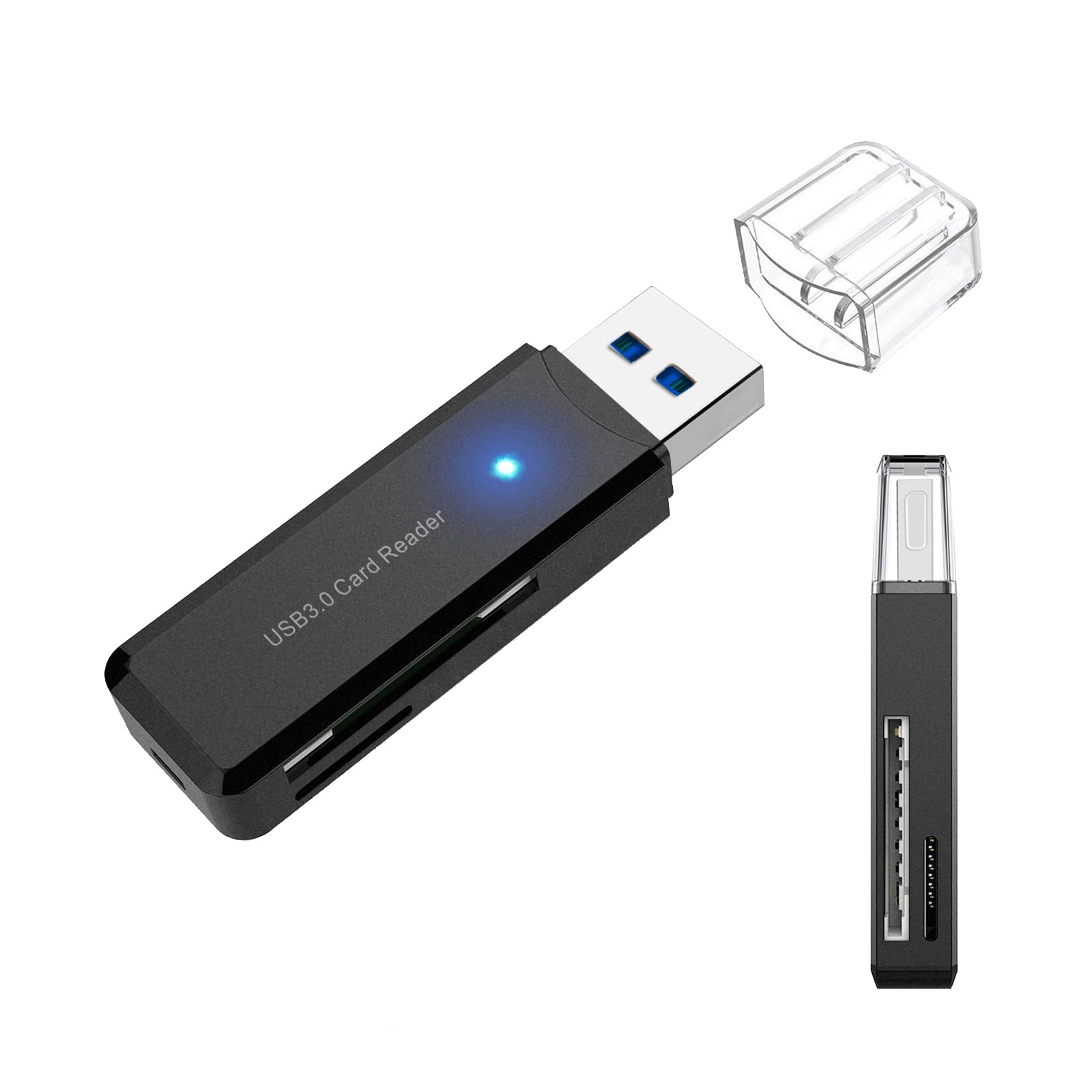 RECRUIT USBカードリーダー Amazon.co.jp: 2-in-1 USB 3.0 ポータブルカードリーダー 超小型 高